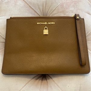 Michael Kors Adele zip clutch